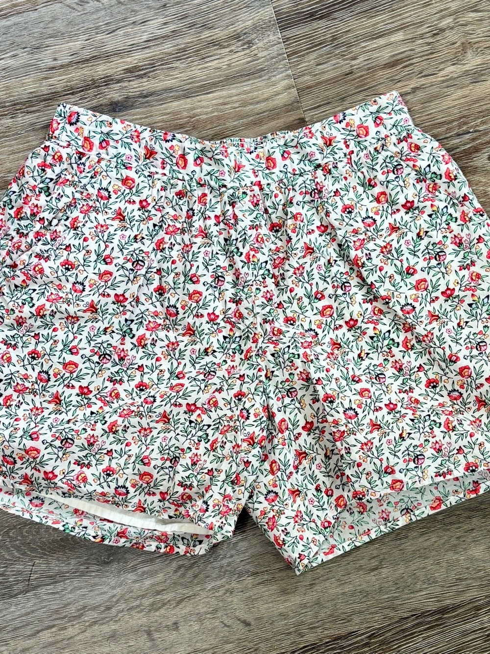 Gap Kids Floral Shorts Girls Size 10 Pink Floral Print